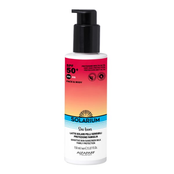 SPF 50 + Latte Solare Pelli Sensibili - Protezione Famiglia Viso & Corpo